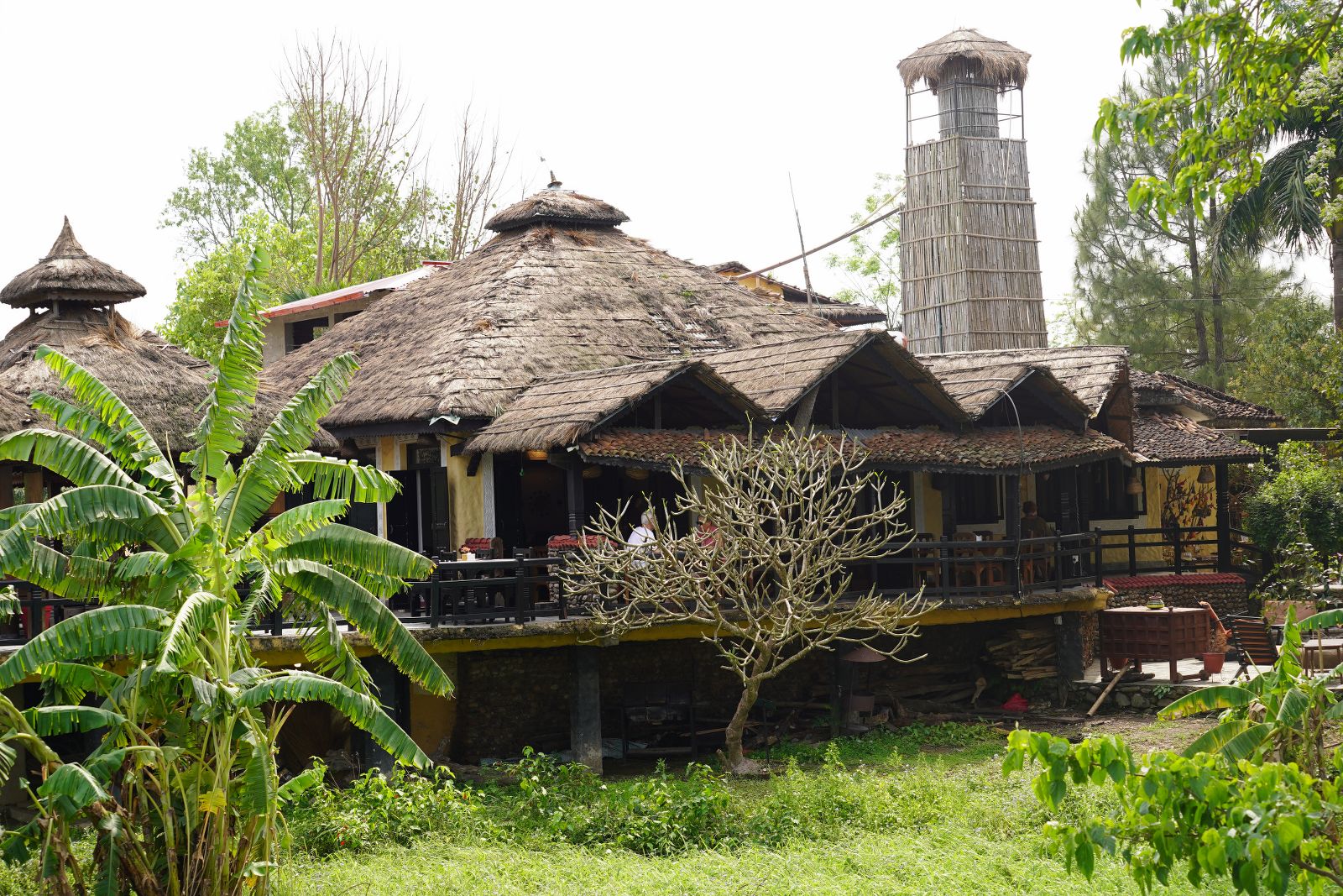 Travellers enjoying a guided tour in Nepal